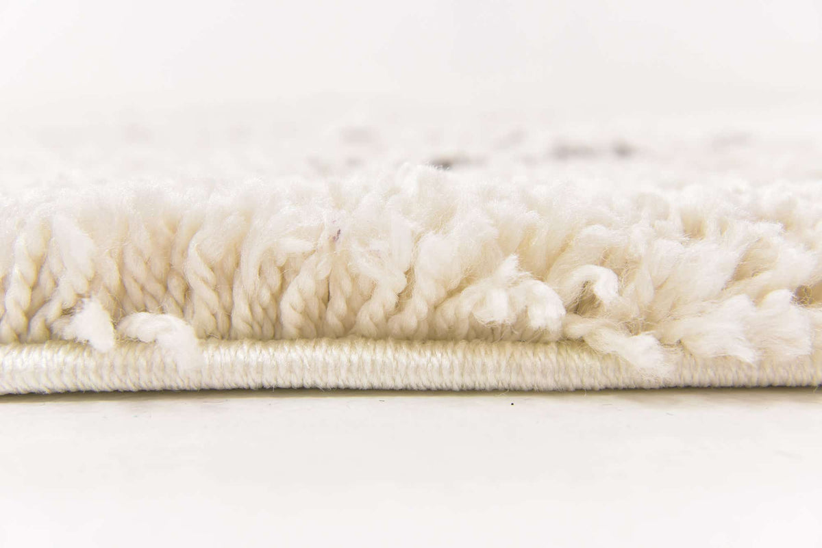 Quadratisch Hochflorteppich Marrakesh Shag in Beige von Hadorn™ - Lifestyle Image