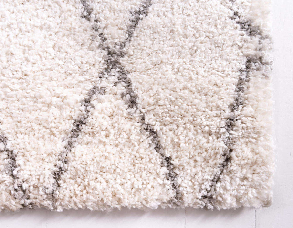 Rechteck Hochflorteppich Marrakesh Shag in Beige von Hadorn™ - Lifestyle Image
