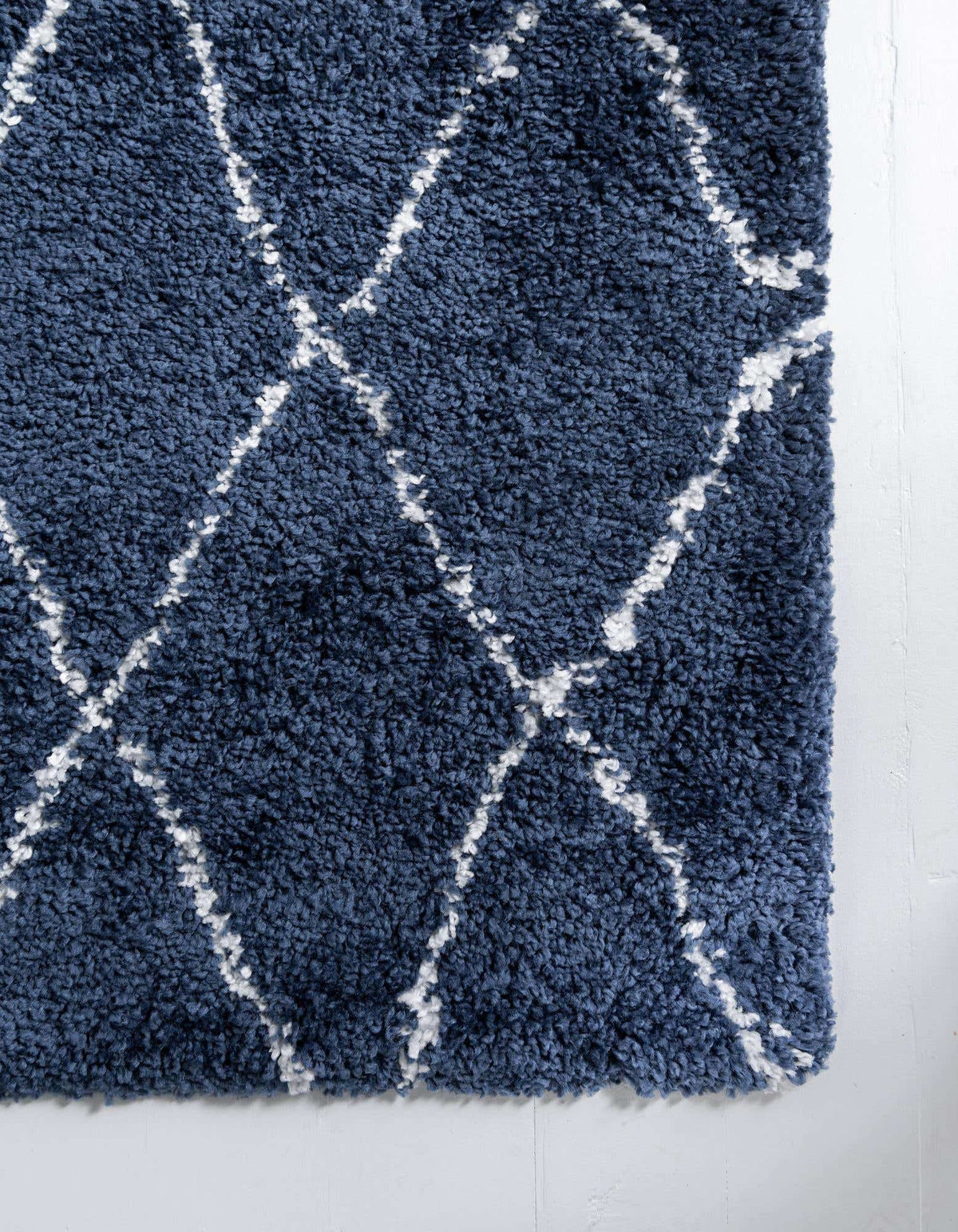 Läufer Hochflorteppich Marrakesh Shag in Blau von Hadorn™ - Lifestyle Image
