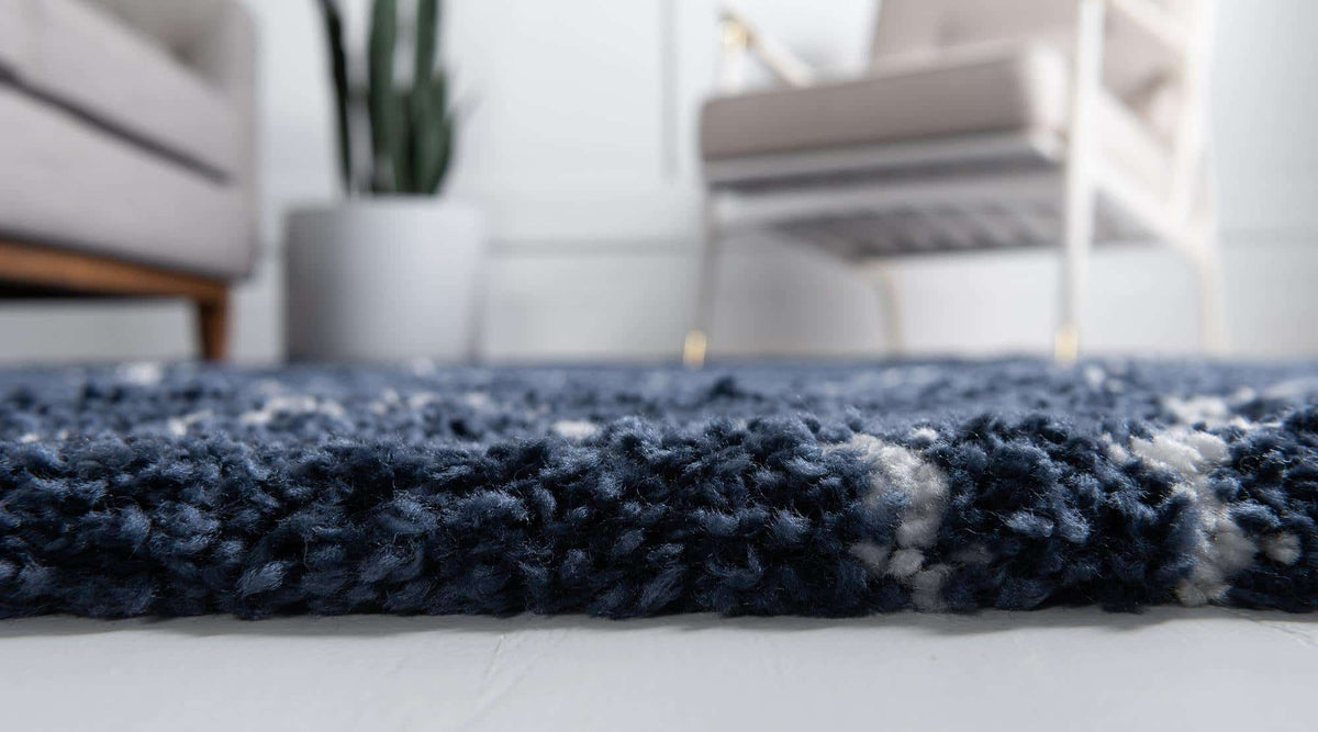Rechteck Hochflorteppich Marrakesh Shag in Blau von Hadorn™ - Lifestyle Image