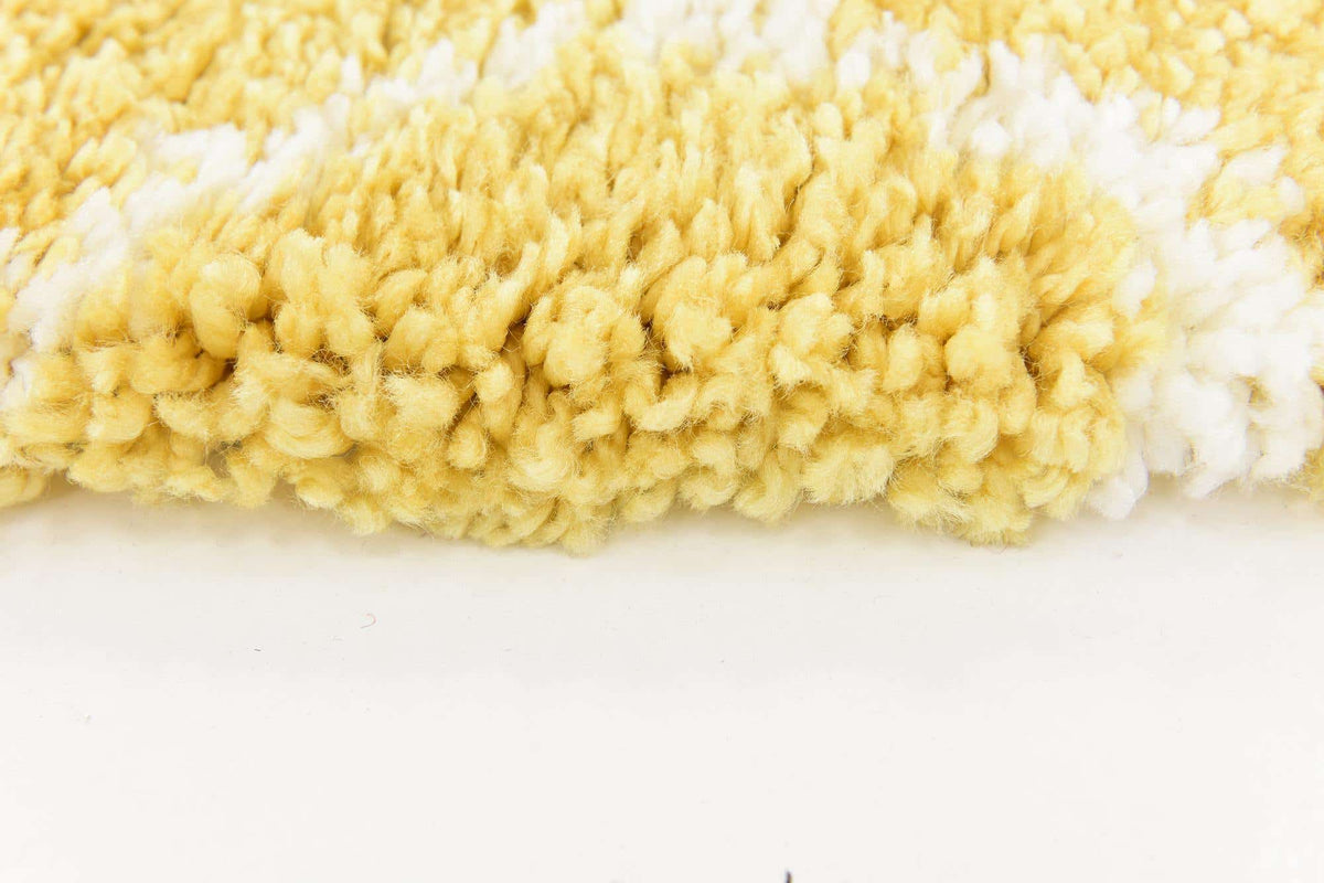 Läufer Hochflorteppich Marrakesh Shag in Gelb von Hadorn™ - Lifestyle Image
