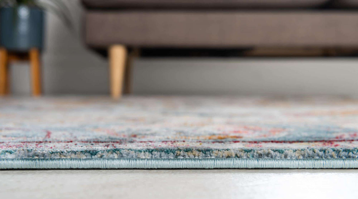 Rechteck Teppich Havana in Hellblau von Hadorn™ - Lifestyle Image