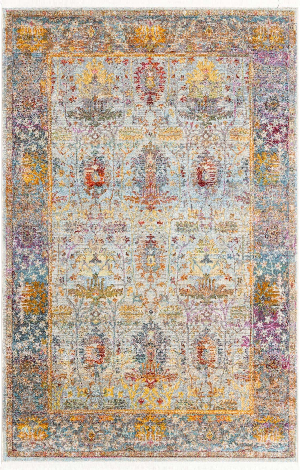 Rechteck Teppich Havana in Hellblau von Hadorn™ - Lifestyle Image