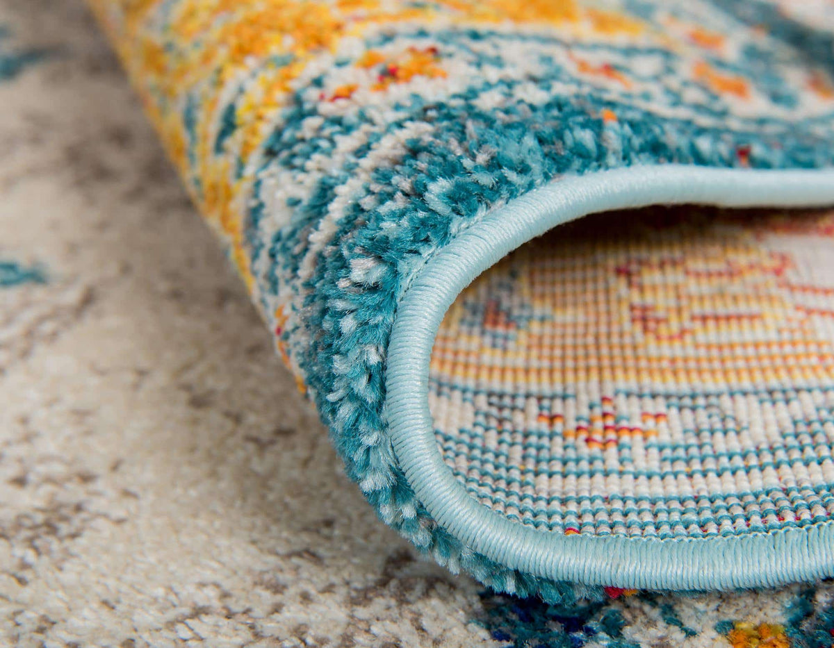Rechteck Teppich Arte in Blau von Hadorn™ - Lifestyle Image