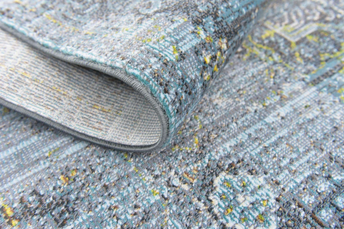 Rechteck Teppich Havana in Türkis von Hadorn™ - Lifestyle Image
