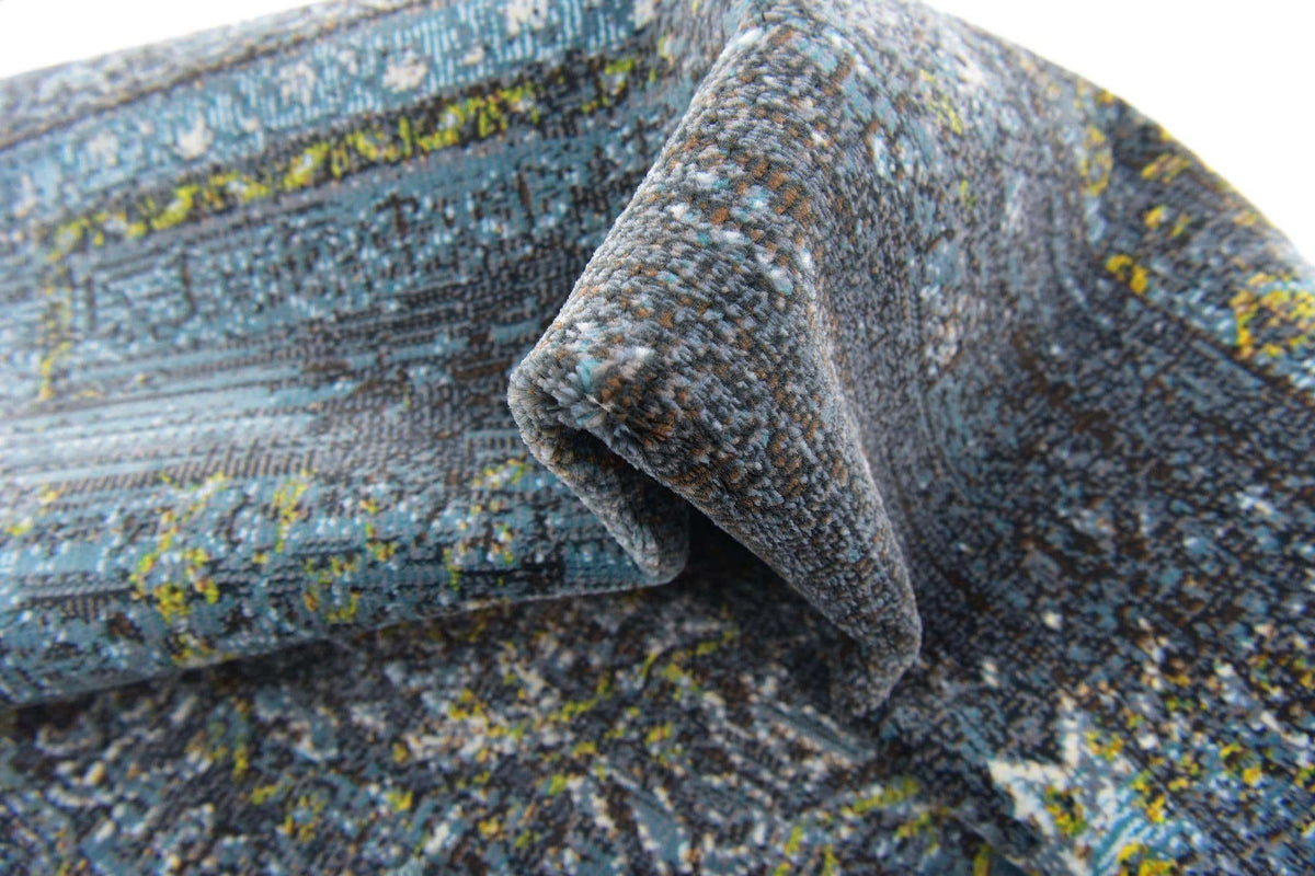 Rechteck Teppich Havana in Türkis von Hadorn™ - Lifestyle Image