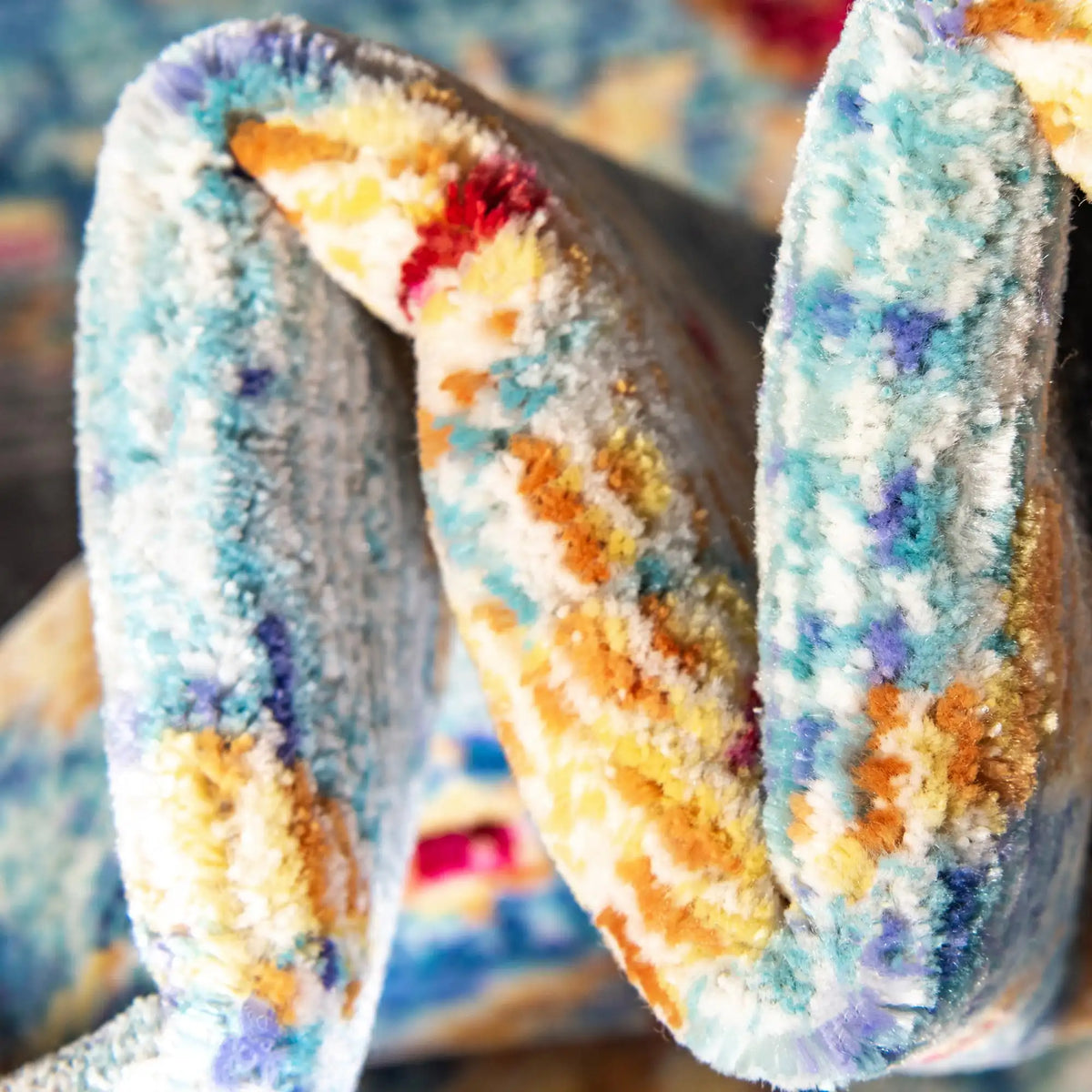 Rechteck Teppich Aqua in Blau von Hadorn™ - Lifestyle Image