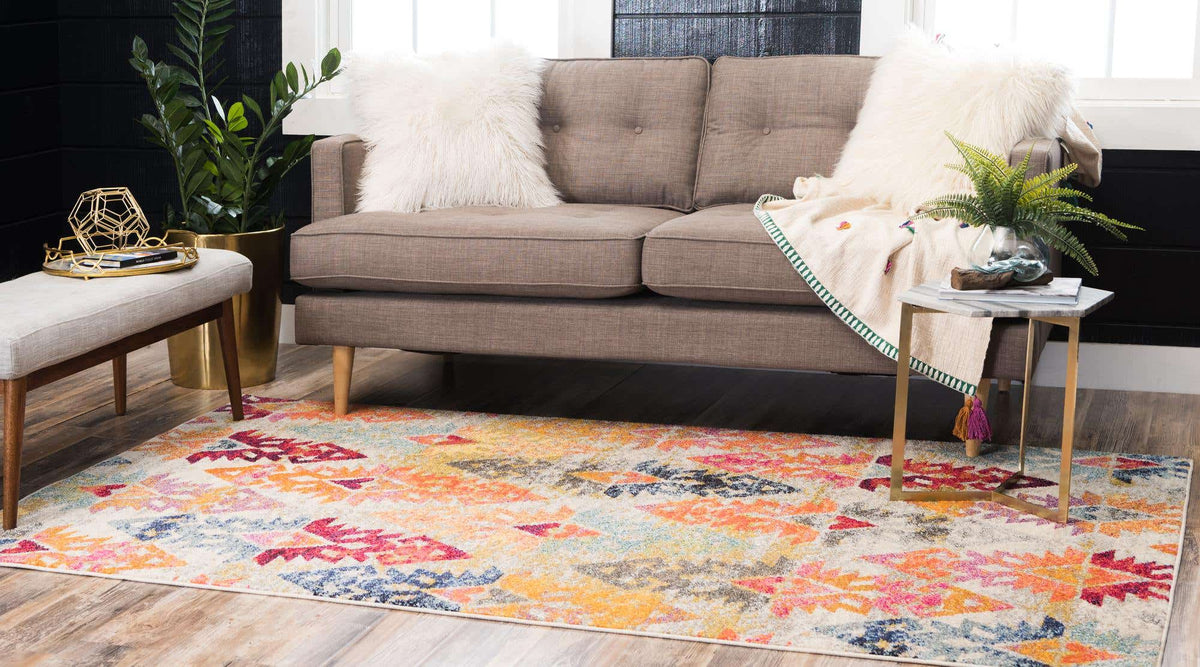 Rechteck Teppich Santa Fe in Mehrfarbig von Hadorn™ - Lifestyle Image