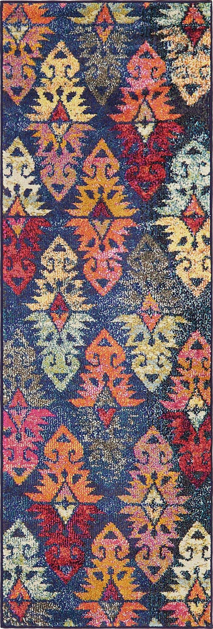 Läufer Teppich Santa Fe in Blau von Hadorn™ - Lifestyle Image