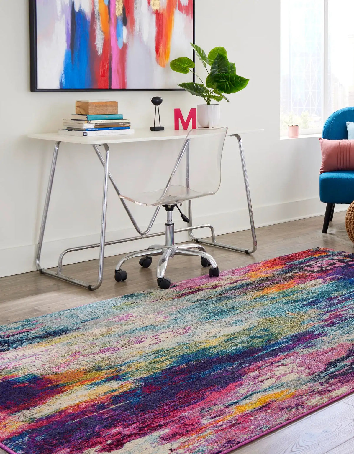 Rechteck Teppich Spectrum in Mehrfarbig von Hadorn™ - Lifestyle Image