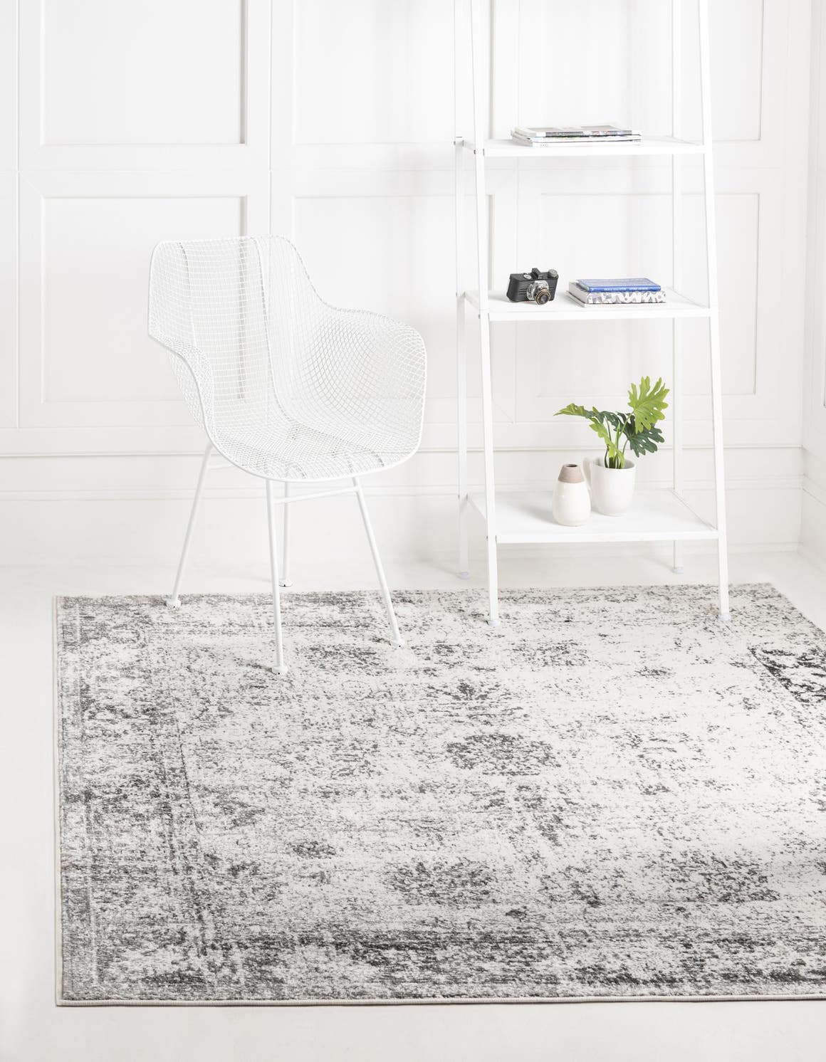 Quadratisch Teppich Monaco in Grau von Hadorn™ - Lifestyle Image