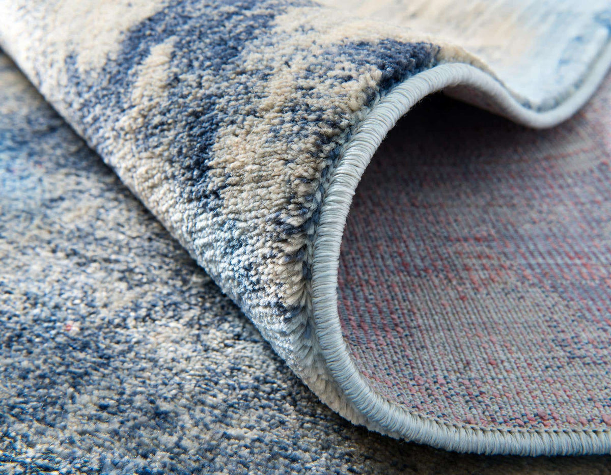 Rechteck Teppich Solaris in Blau von Hadorn™ - Lifestyle Image