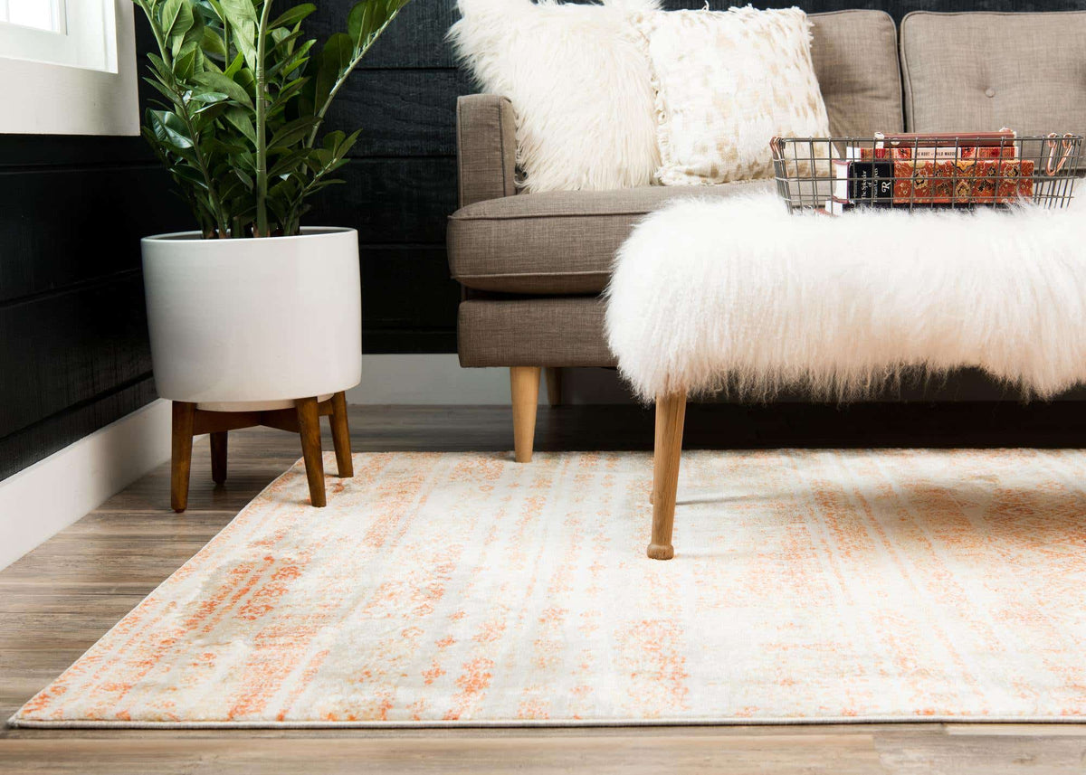 Rechteck Teppich Solaris in Orange von Hadorn™ - Lifestyle Image