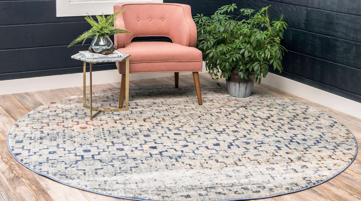 Rund Teppich Solaris in Mehrfarbig von Hadorn™ - Lifestyle Image