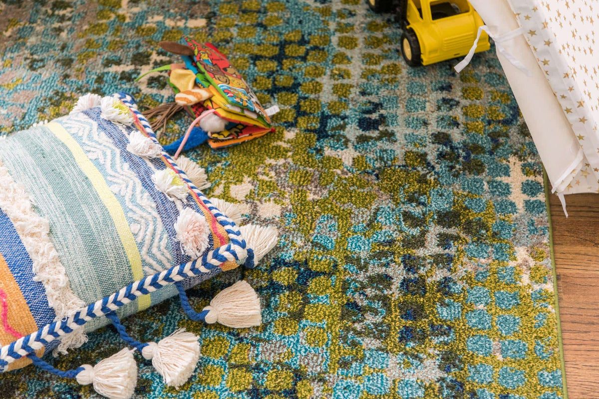 Rechteck Teppich Spectrum in Blau von Hadorn™ - Lifestyle Image