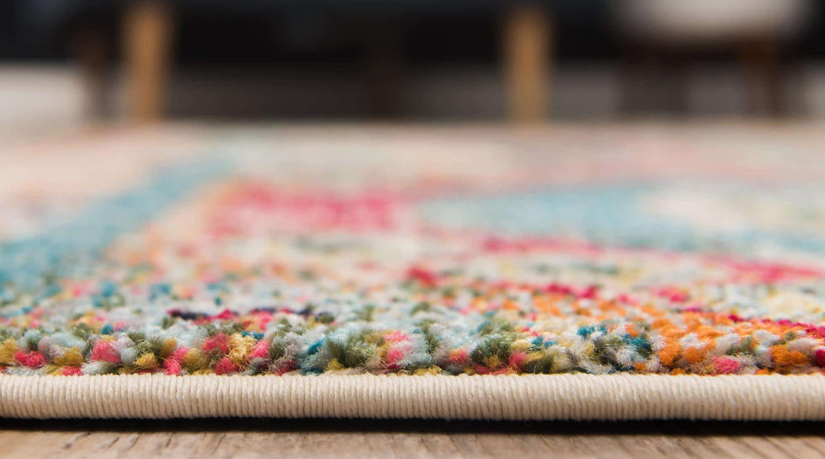 Rechteck Teppich Santa Fe in Blau von Hadorn™ - Lifestyle Image