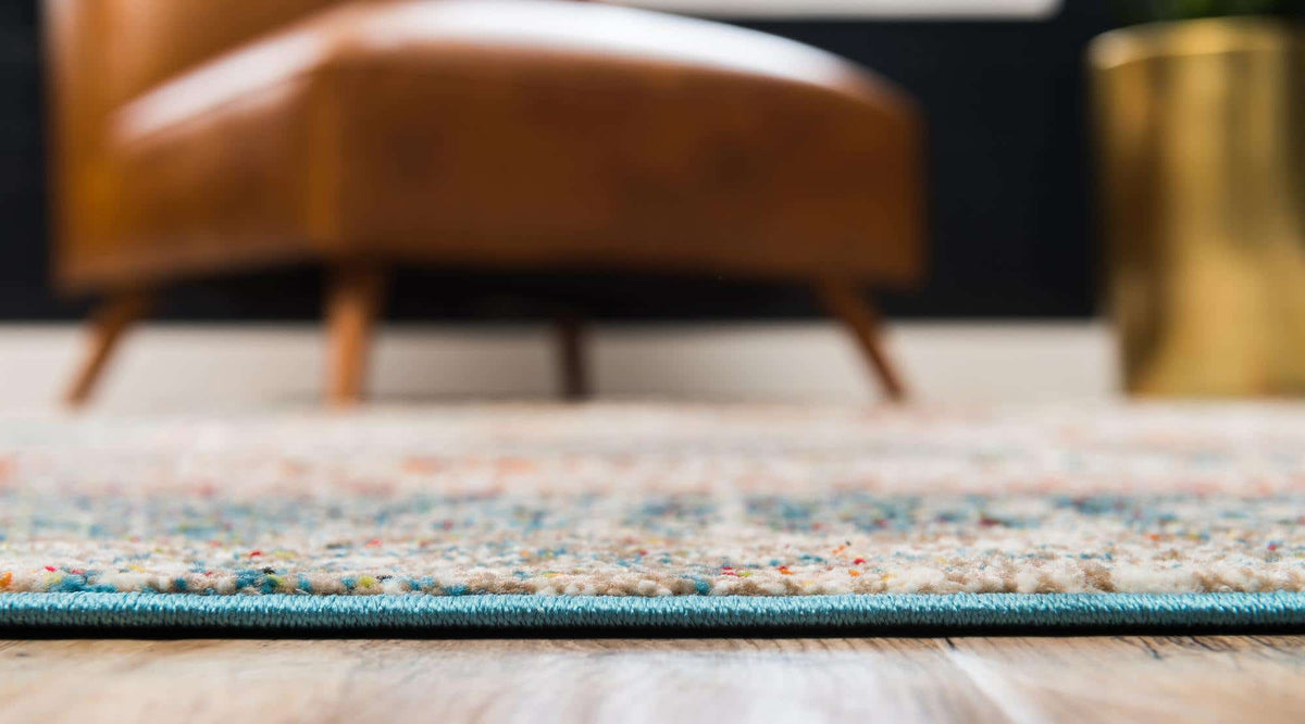 Rechteck Teppich Venice in Blau von Hadorn™ - Lifestyle Image