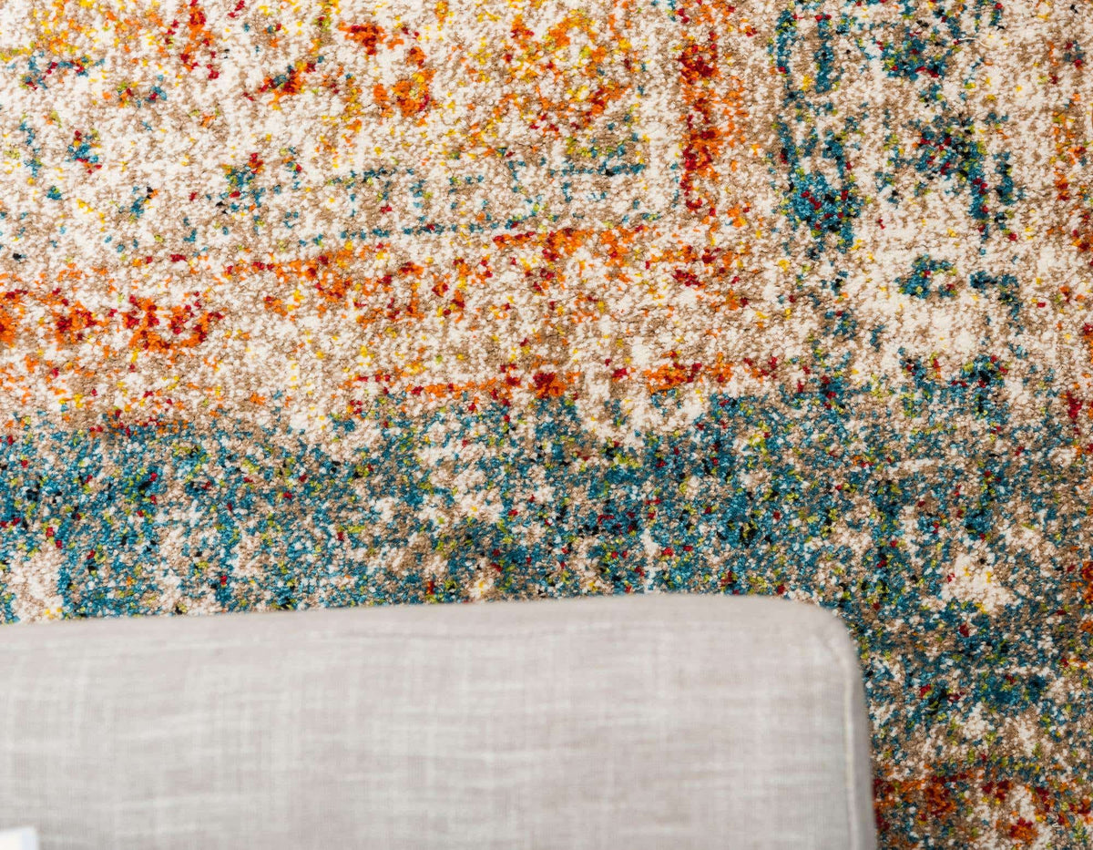 Rechteck Teppich Venice in Blau von Hadorn™ - Lifestyle Image