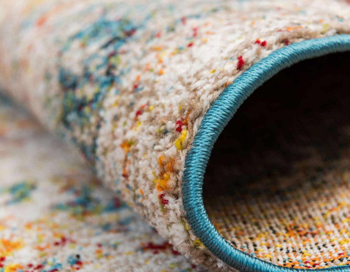 Rechteck Teppich Venice in Blau von Hadorn™ - Lifestyle Image