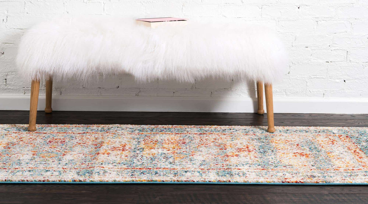 Läufer Teppich Venice in Blau von Hadorn™ - Lifestyle Image