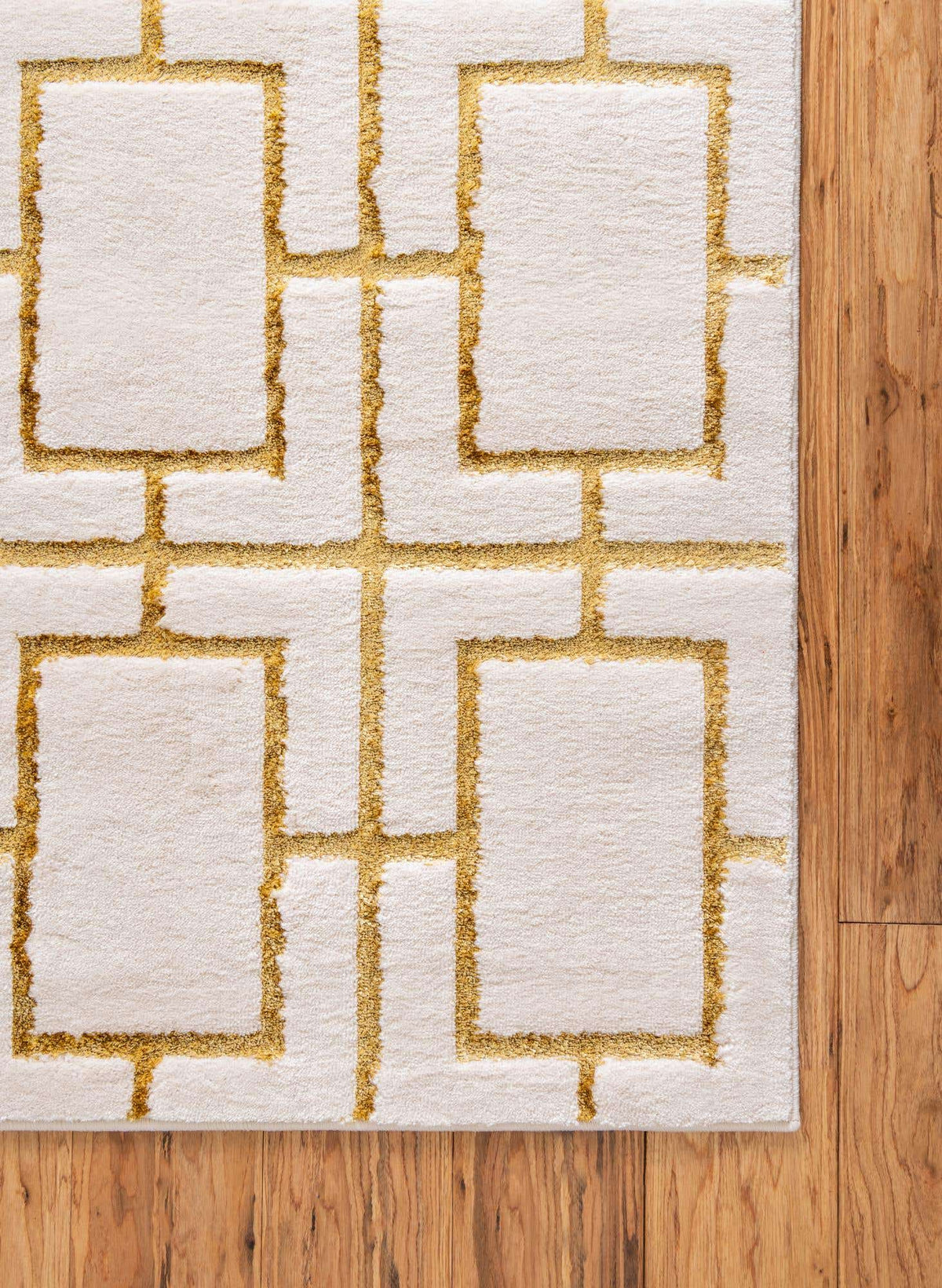 Rechteck Teppich Marilyn Monroe™ Glam Trellis in Weiss von Hadorn™ - Lifestyle Image
