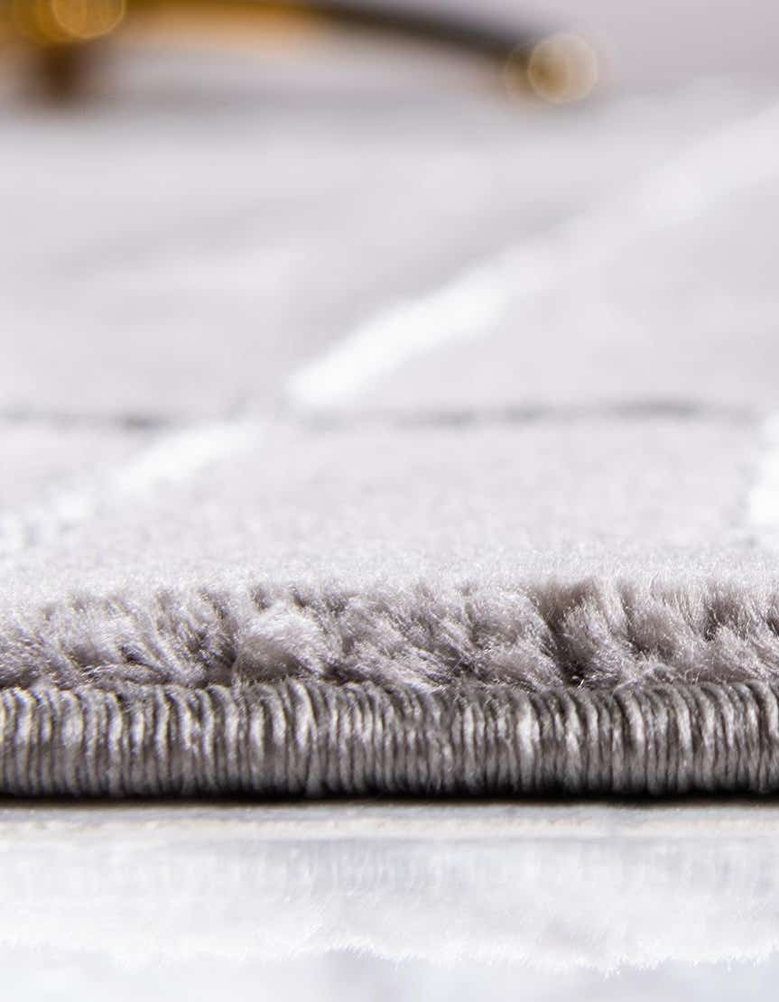 Rechteck Teppich Marilyn Monroe™ Glam Trellis in Graues Silber von Hadorn™ - Lifestyle Image