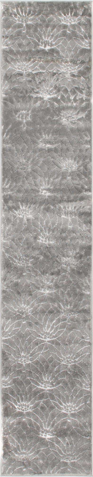 Läufer Teppich Marilyn Monroe™ Glam Trellis in Graues Silber von Hadorn™ - Lifestyle Image