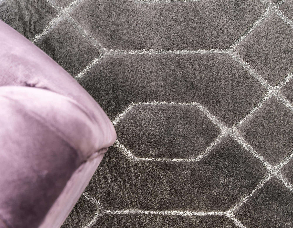 Rechteck Teppich Marilyn Monroe™ Glam Trellis in Grau von Hadorn™ - Lifestyle Image