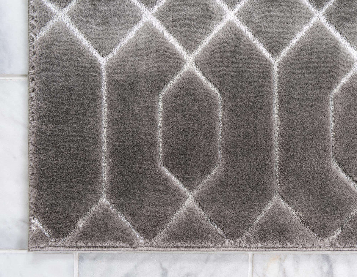 Rechteck Teppich Marilyn Monroe™ Glam Trellis in Grau von Hadorn™ - Lifestyle Image