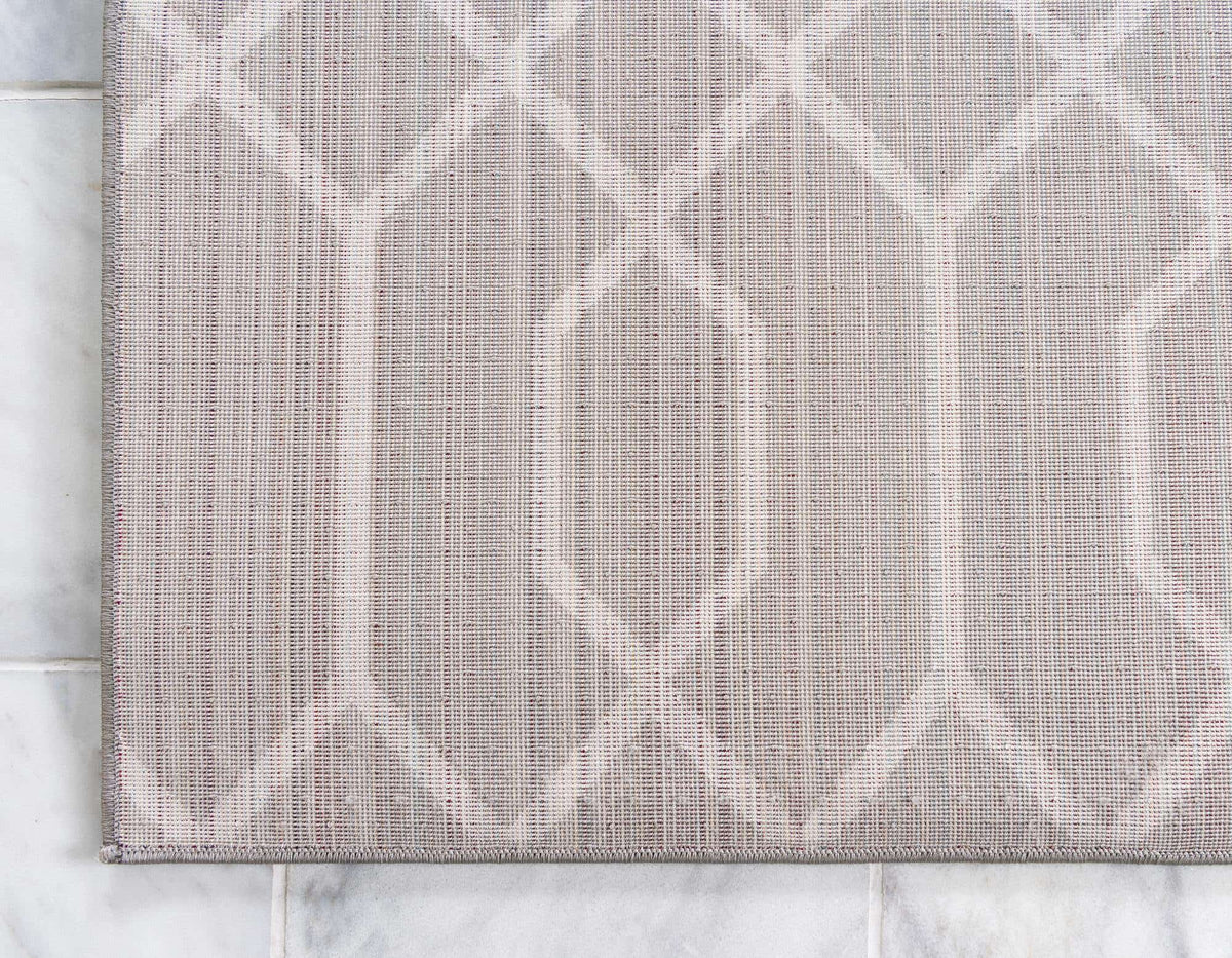 Rechteck Teppich Marilyn Monroe™ Glam Trellis in Grau von Hadorn™ - Lifestyle Image