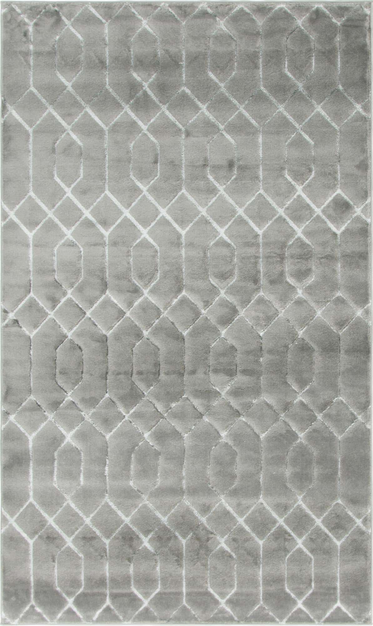 Rechteck Teppich Marilyn Monroe™ Glam Trellis in Grau von Hadorn™ - Lifestyle Image