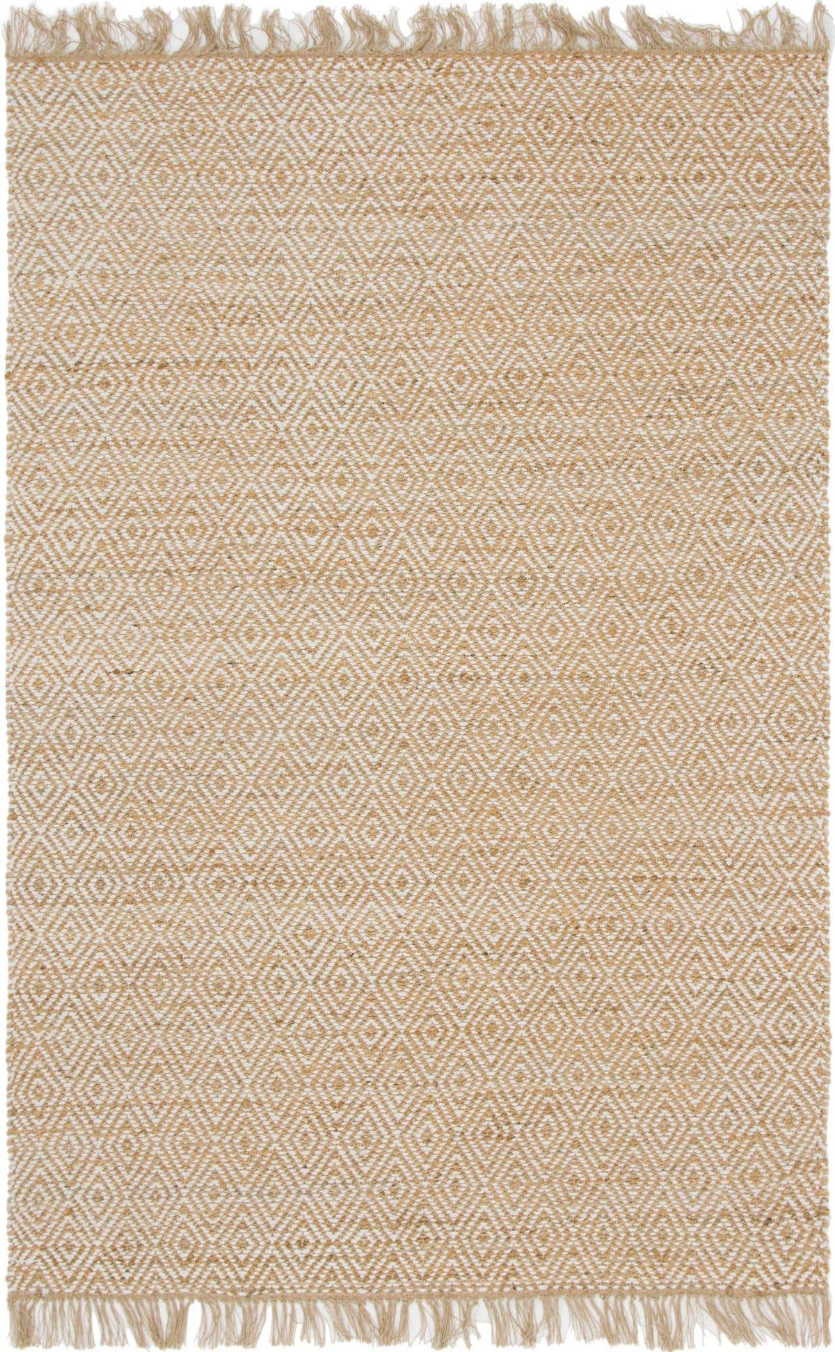Rechteck Teppich Braided Jute in Natürlich von Hadorn™ - Lifestyle Image