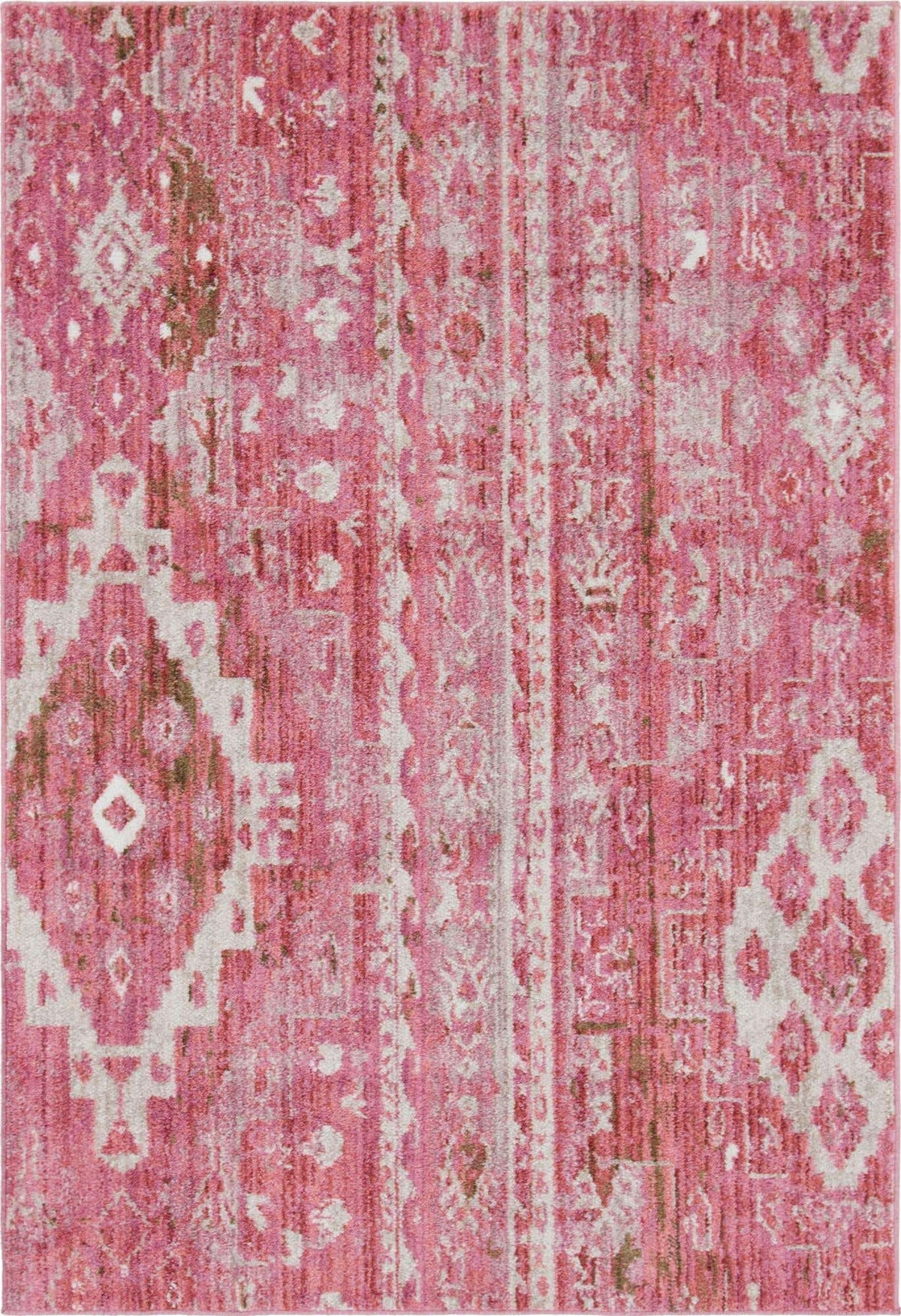 Rechteck Teppich Madrid in Rosa von Hadorn™ - Lifestyle Image