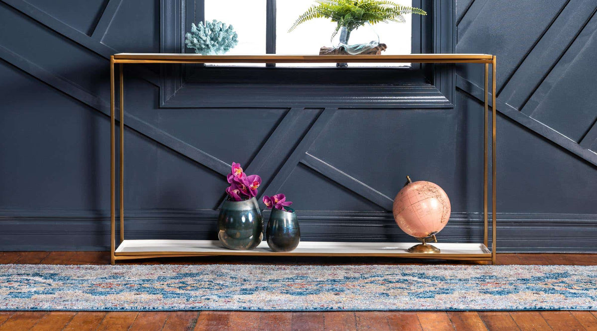 Läufer Teppich Madrid in Blau von Hadorn™ - Lifestyle Image