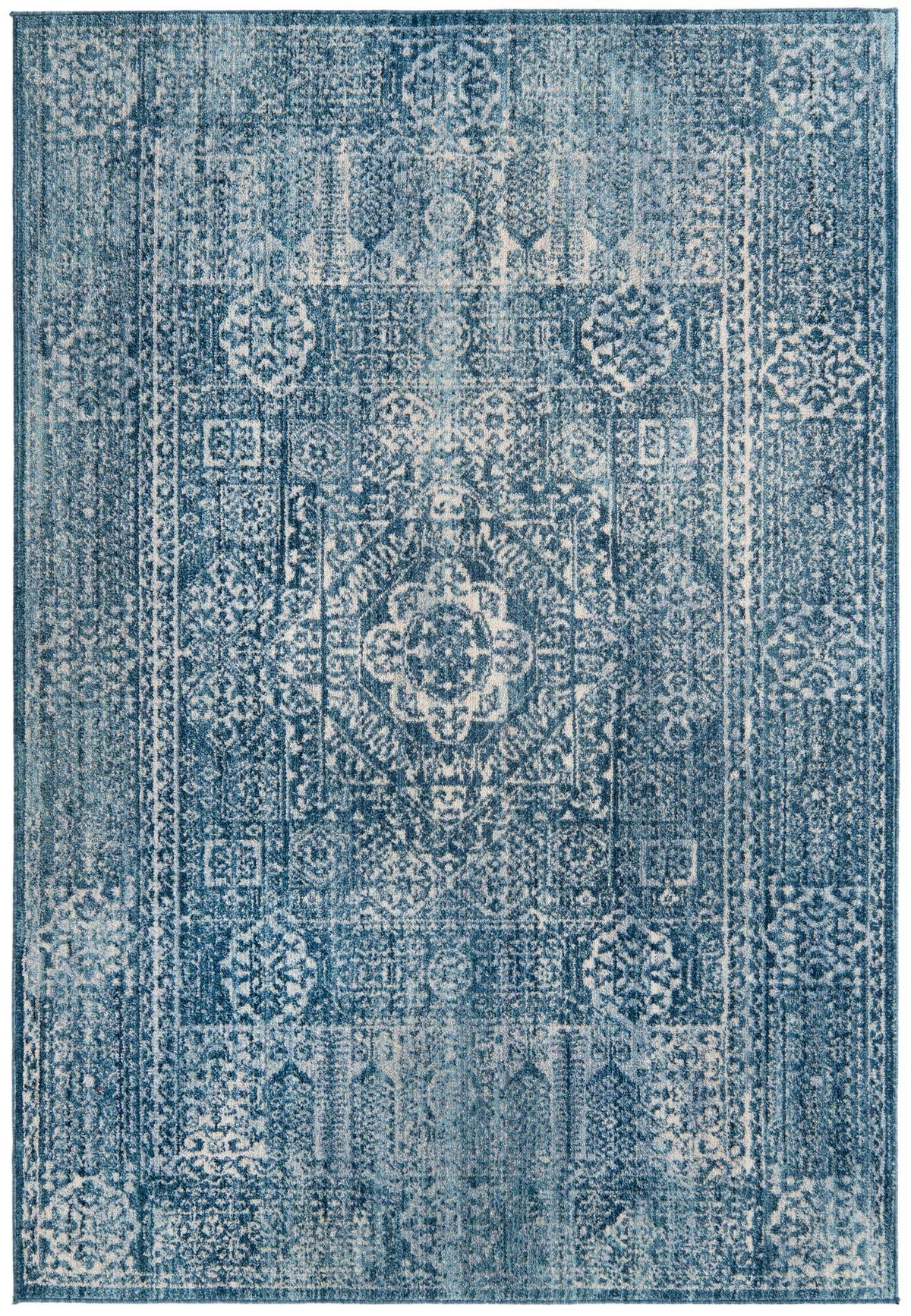 Rechteck Teppich Brooklyn in Blau von Hadorn™ - Lifestyle Image