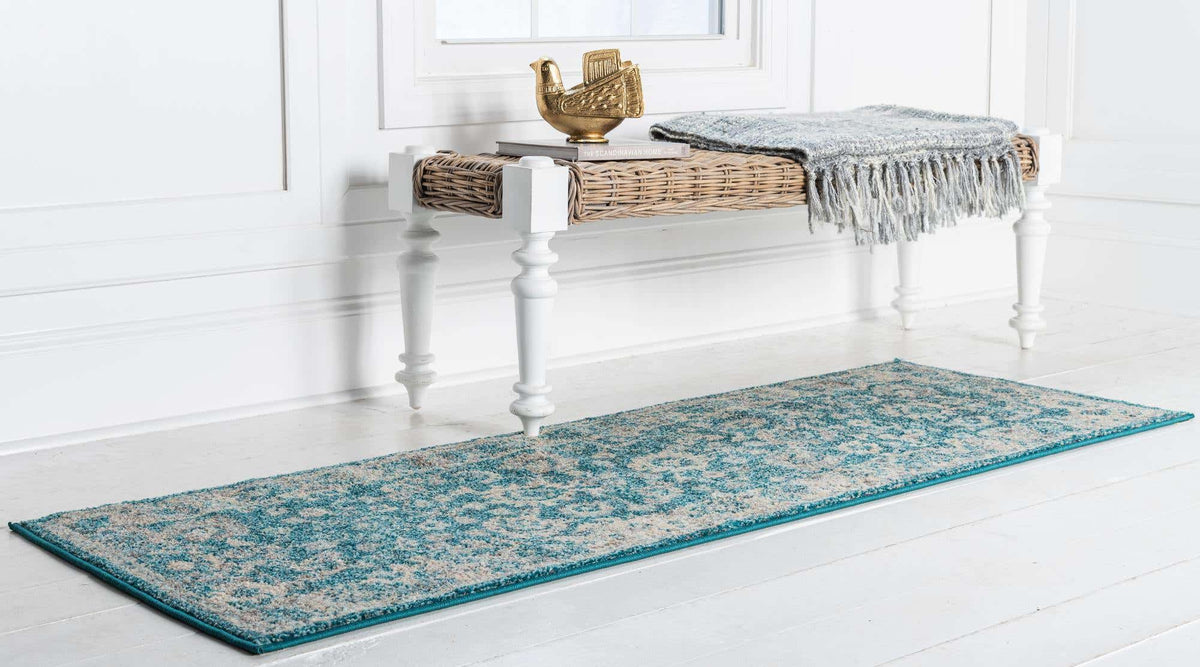 Läufer Teppich Carrington in Türkis von Hadorn™ - Lifestyle Image