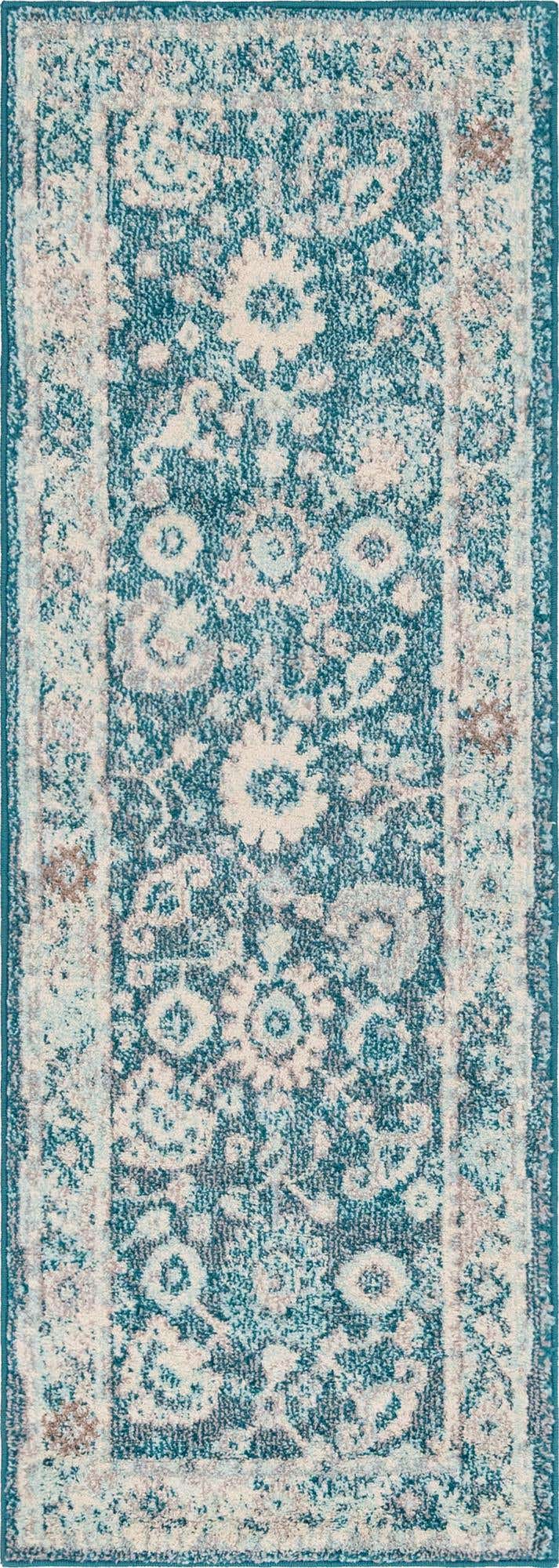 Läufer Teppich Carrington in Türkis von Hadorn™ - Lifestyle Image