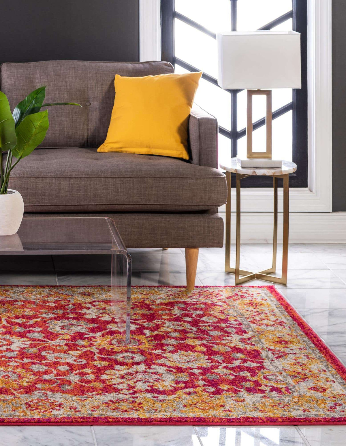 Rechteck Teppich Carrington in Rot von Hadorn™ - Lifestyle Image