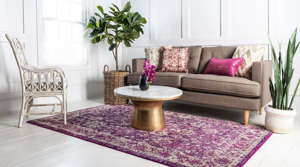 Rechteck Teppich Carrington in Lila von Hadorn™ - Lifestyle Image