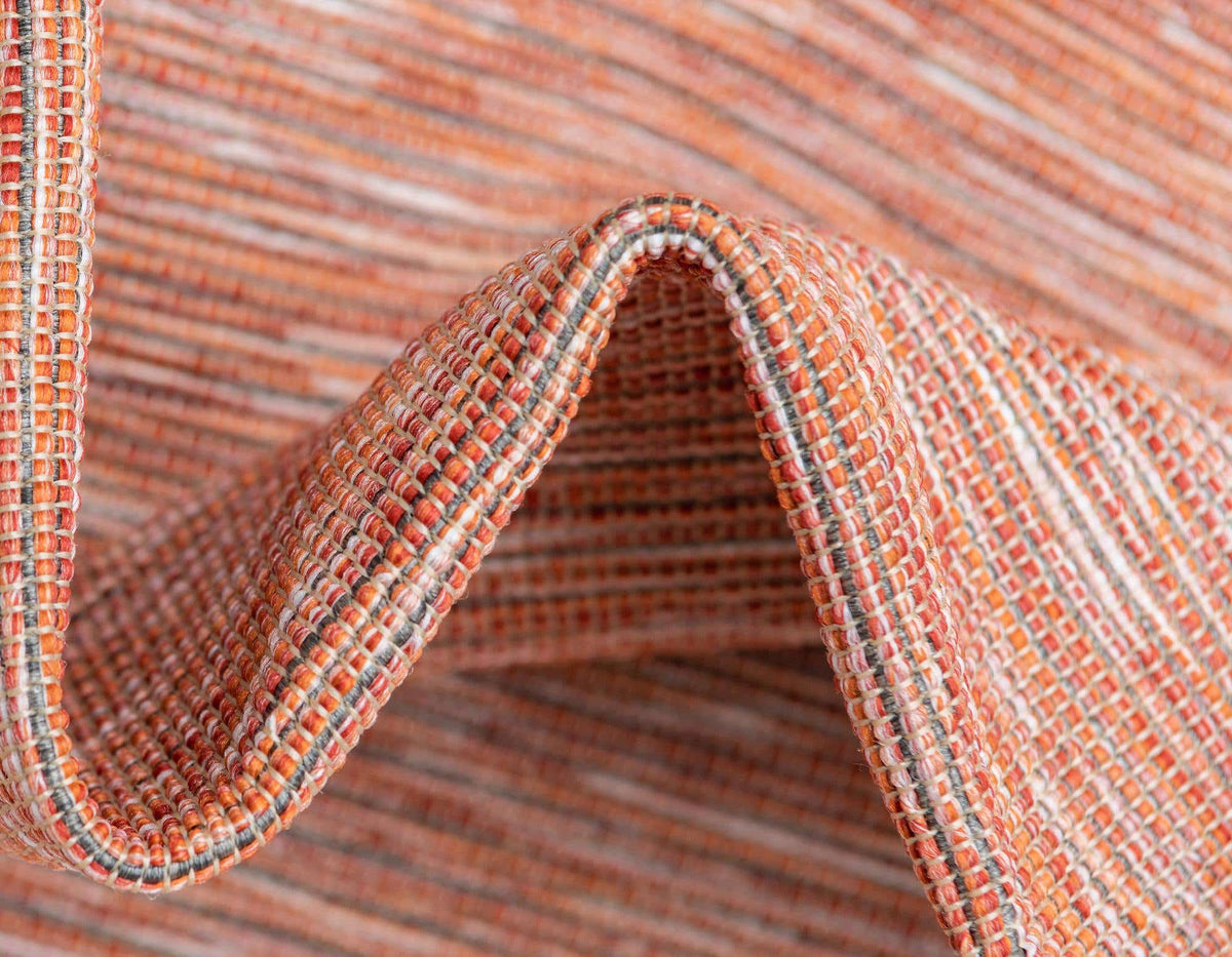 Läufer Outdoor Teppich Outdoor Solid in Rot von Hadorn™ - Lifestyle Image