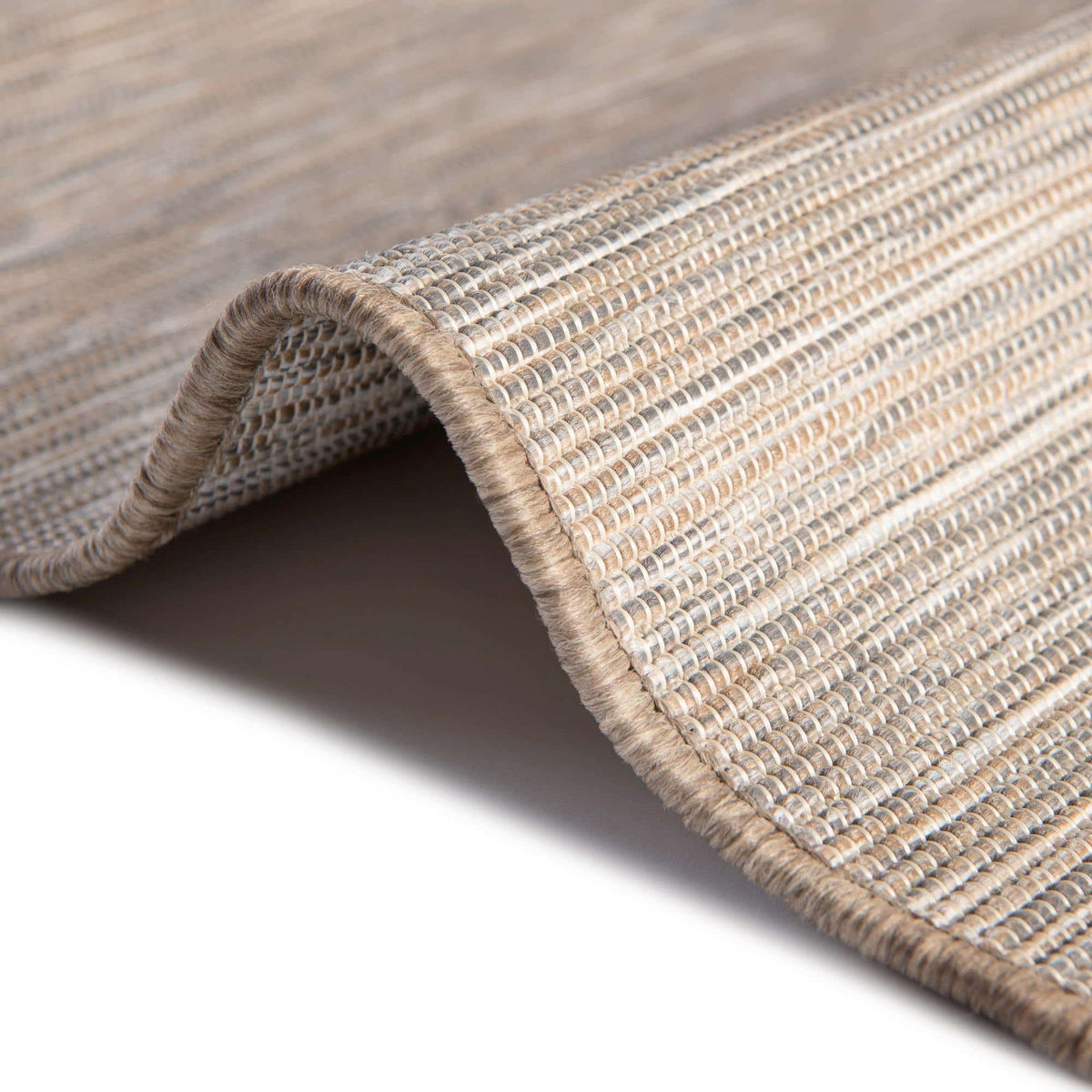 Rechteck Outdoor Teppich Outdoor Solid in Beige von Hadorn™ - Lifestyle Image