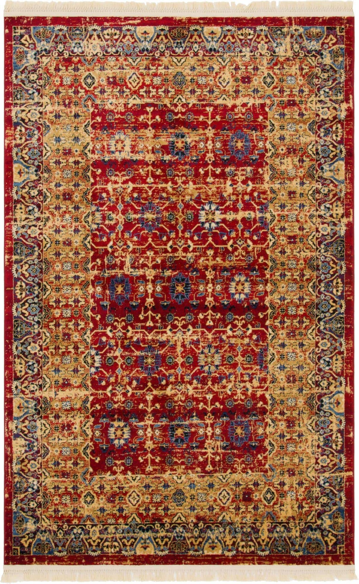 Rechteck Teppich Georgetown in Rot von Hadorn™ - Lifestyle Image