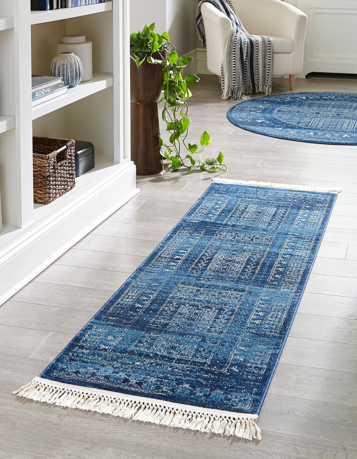Läufer Teppich Georgetown in Blau von Hadorn™ - Lifestyle Image
