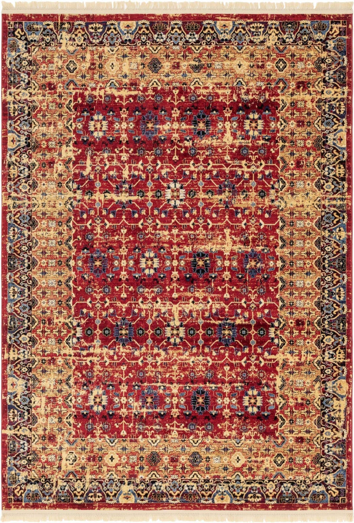 Rechteck Teppich Georgetown in Rot von Hadorn™ - Lifestyle Image