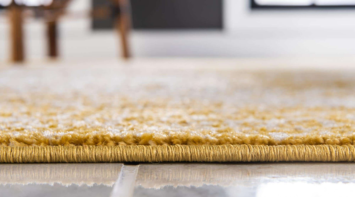 Rund Teppich Bexley in Gelb von Hadorn™ - Lifestyle Image