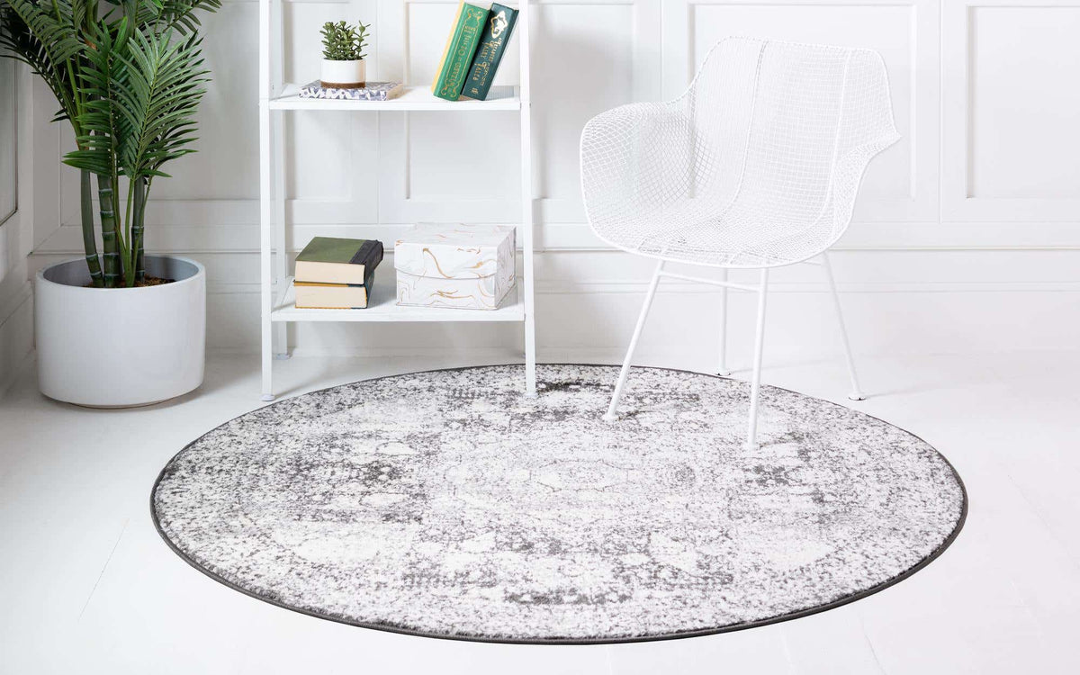 Rund Teppich Bexley in Beige von Hadorn™ - Lifestyle Image