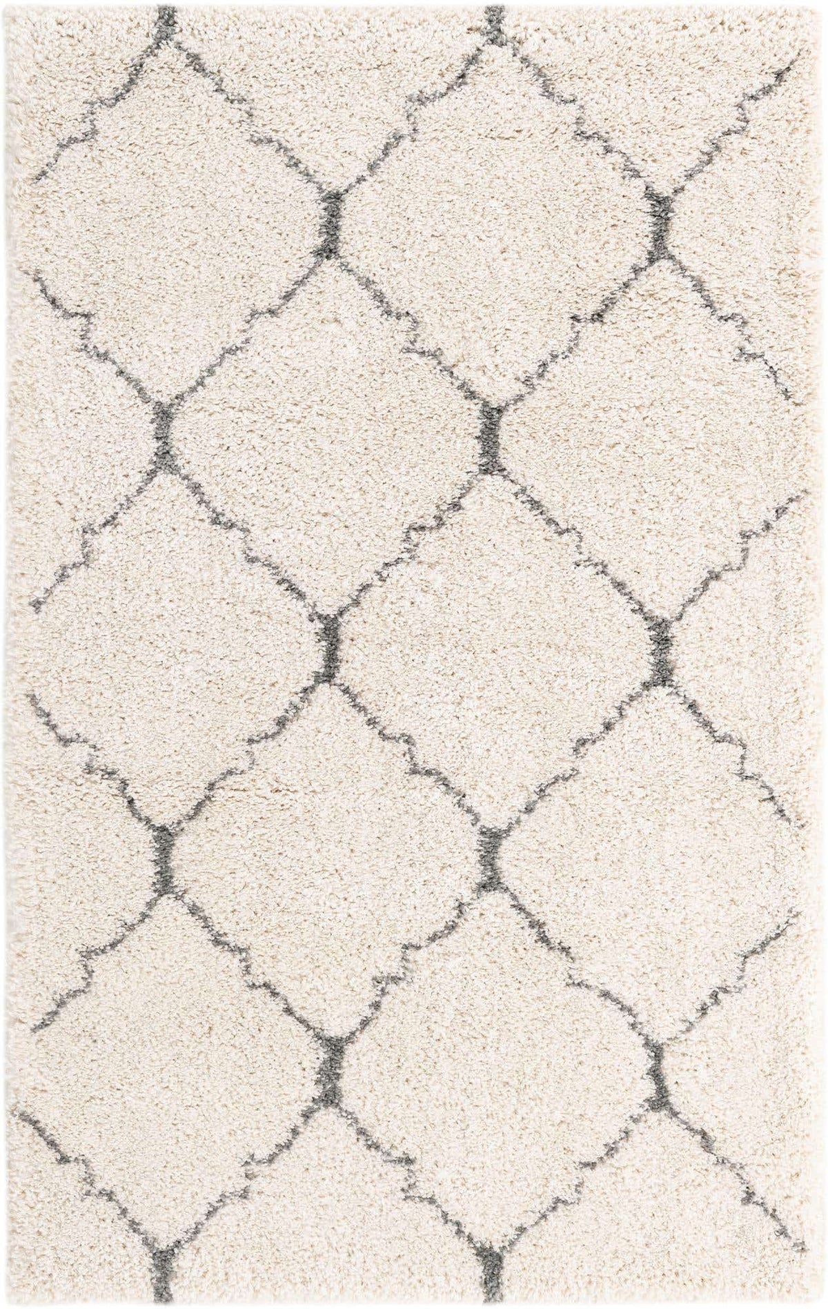 Rechteck Hochflorteppich Marrakesh Shag in Beige von Hadorn™ - Lifestyle Image
