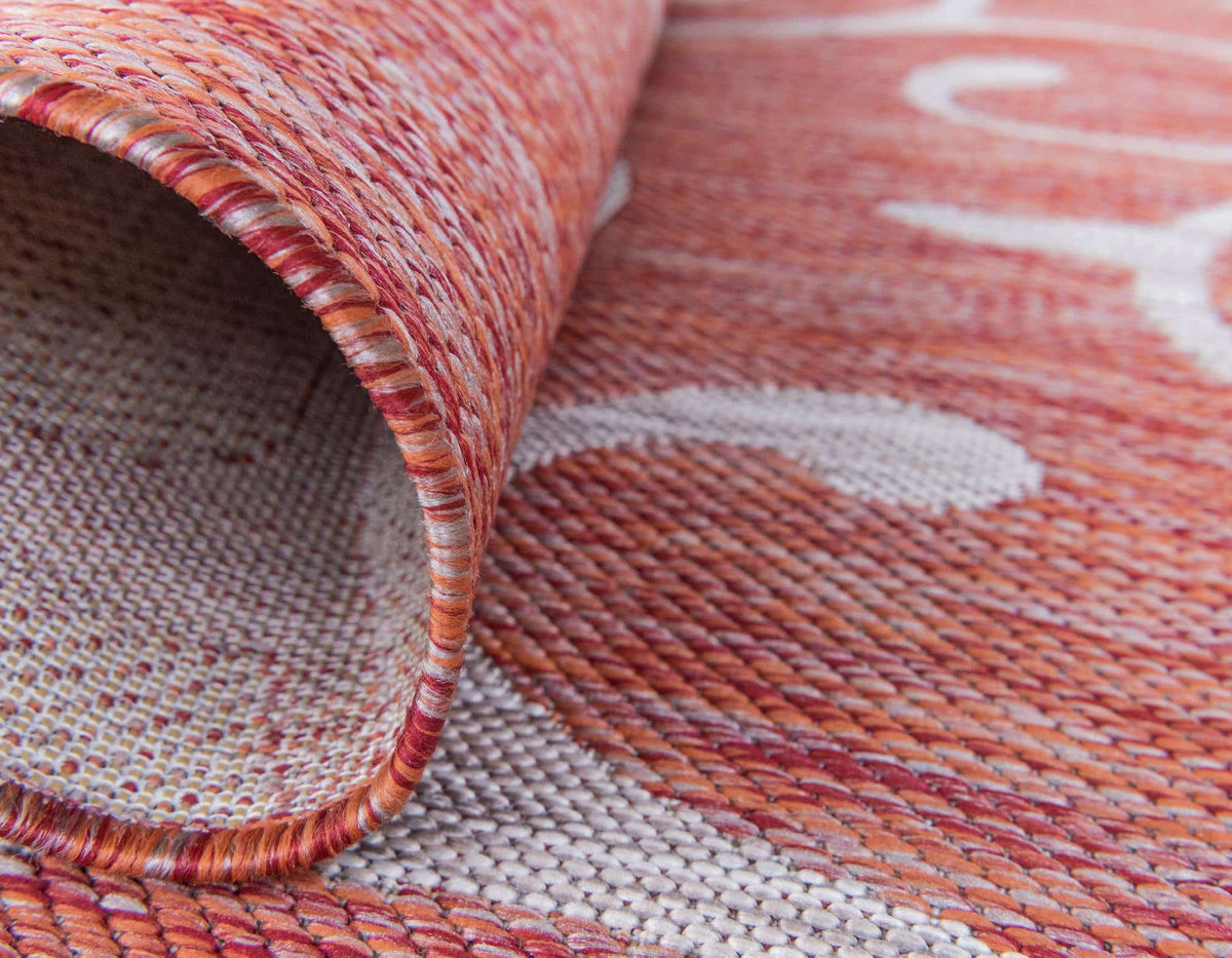 Läufer Outdoor Teppich Outdoor Botanical in Rot von Hadorn™ - Lifestyle Image