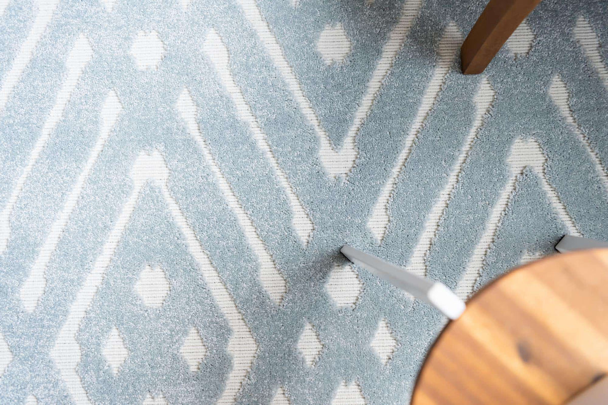 Rechteck Outdoor Teppich Sabrina Soto Outdoor in Hellblau von Hadorn™ - Lifestyle Image