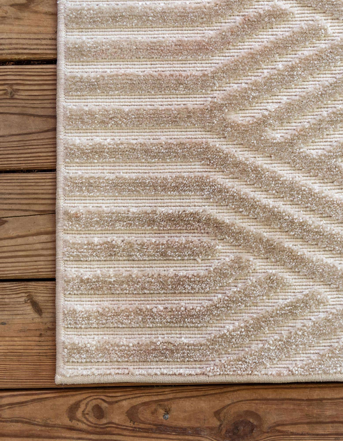 Rechteck Outdoor Teppich Sabrina Soto Outdoor in Beige von Hadorn™ - Lifestyle Image